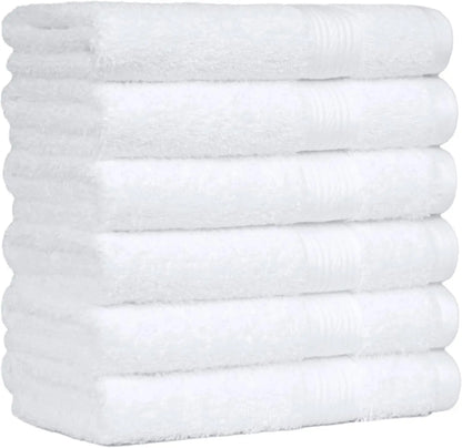 6 Piece Oversized Cotton Bathroom Towel Set