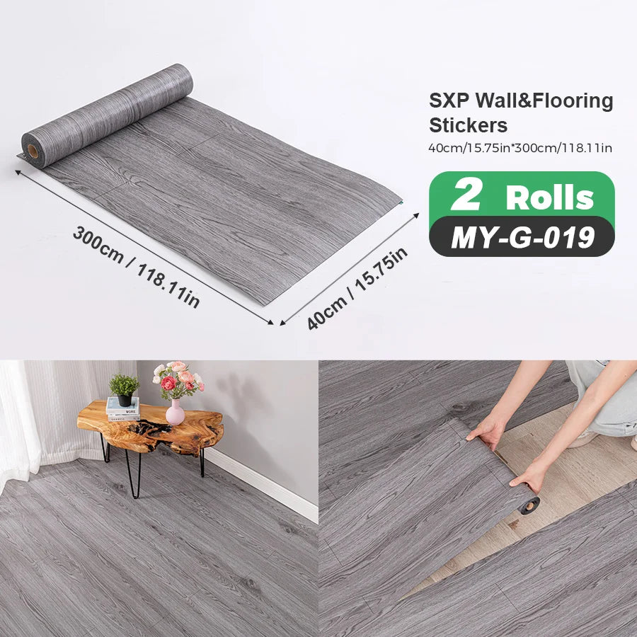 2 Rolls Self-Adhesive Wall and Floor Sticker
