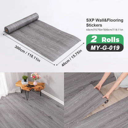 2 Rolls Self-Adhesive Wall and Floor Sticker