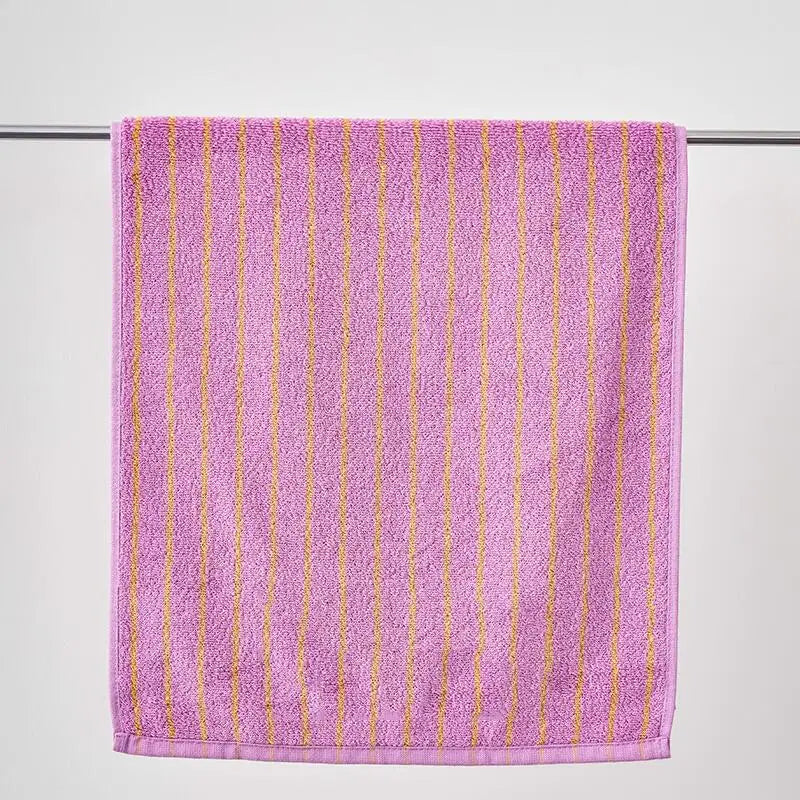 Fashion Striped Cotton Bath and Face Towel