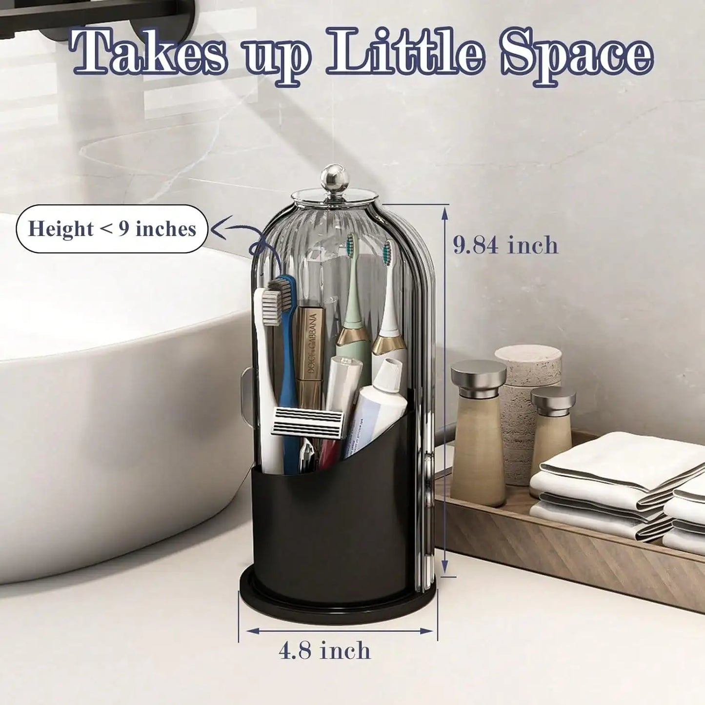 Dustproof Toothbrush Holders with Cover