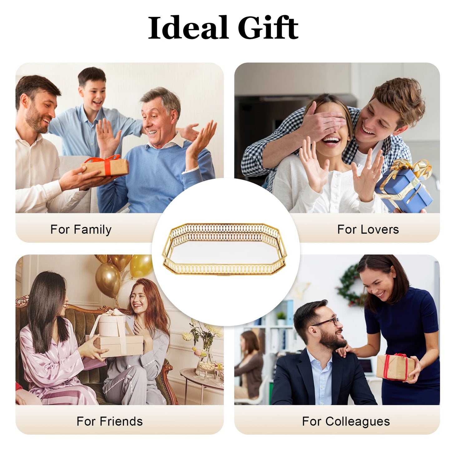 Gold Decorative Tray
