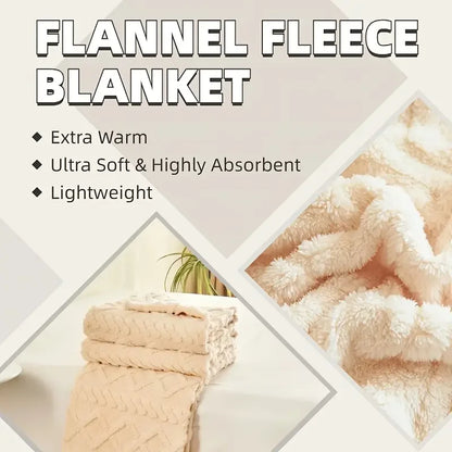 Luxurious Fleece Blanket Throw