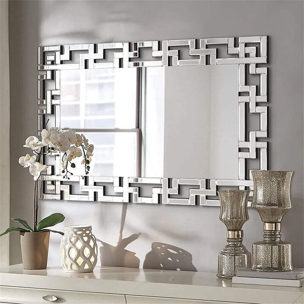 Silver Venetian Art Mirror