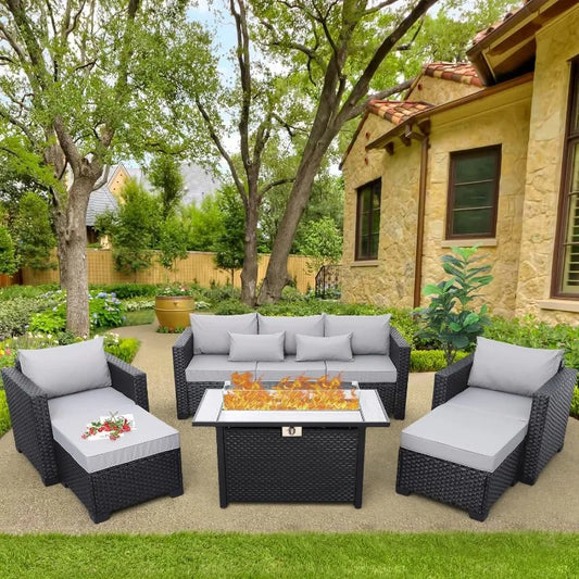 Light Grey 6-Piece Patio Set