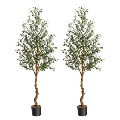 1Pc/2Pcs Artificial Olive Tree