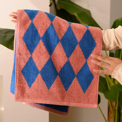 Fashion Striped Cotton Bath and Face Towel
