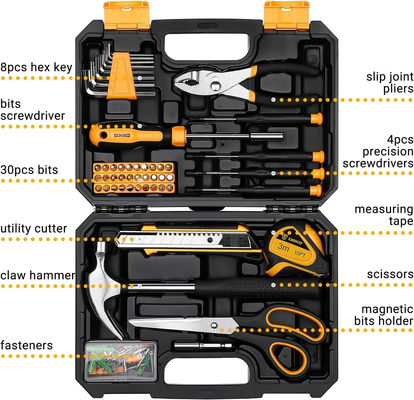 General Household Hand Tool Kit