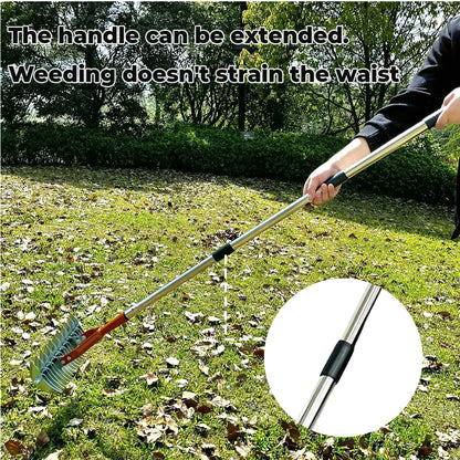Lawn Aerator Tool with Adjustable Handle