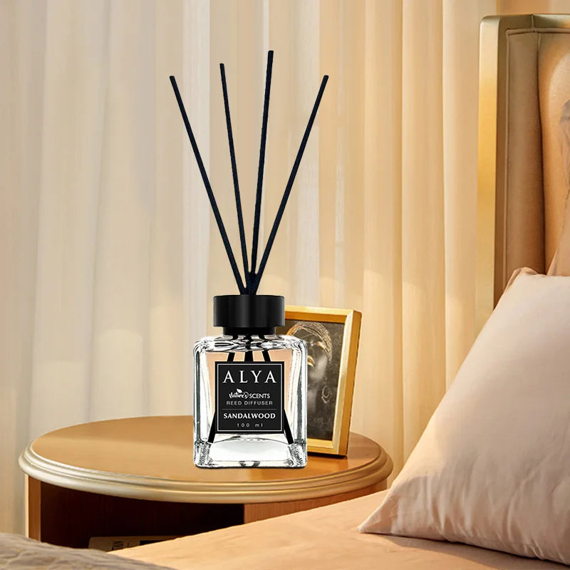Reed Diffuser Set with 14 Scents & 4 Incense Sticks