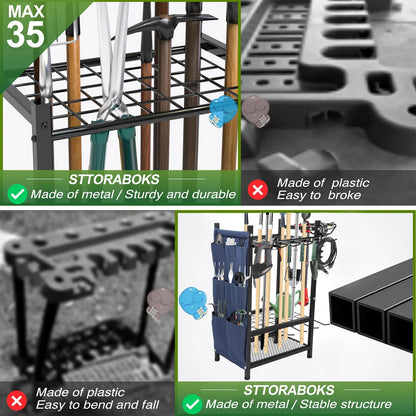 Garden Tool Organizer for Garage