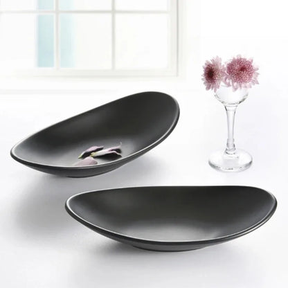 Oval Black Organizer Tray