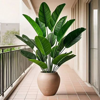1pc 18 Leaves Artificial Tropical Palm Tree