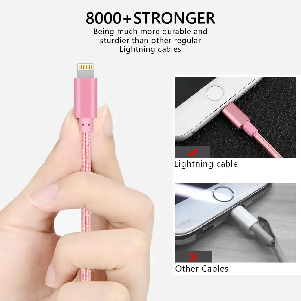 4 PCS Charging Cable Compatible For iphone