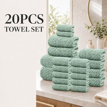 20pcs Bathroom Towel Set
