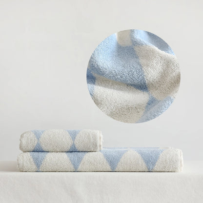 Fashion Striped Cotton Bath and Face Towel