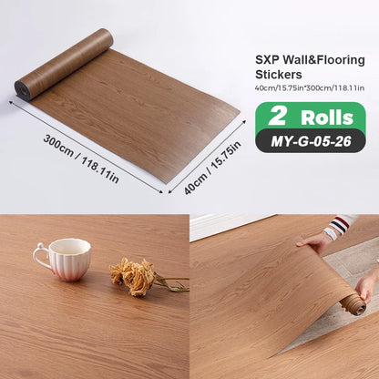 2 Rolls Self-Adhesive Wall and Floor Sticker