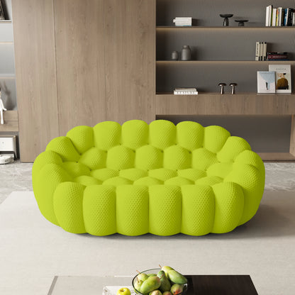 Comfy 3D Knitted Fabric Loveseat