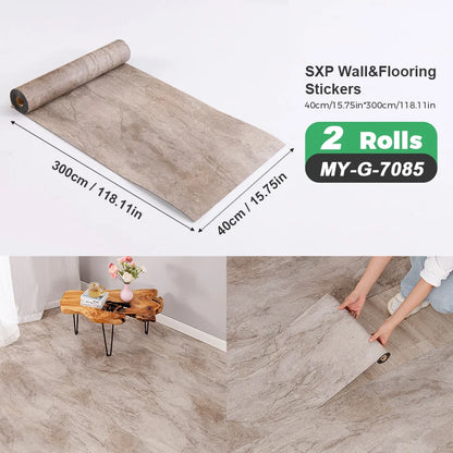 2 Rolls Self-Adhesive Wall and Floor Sticker
