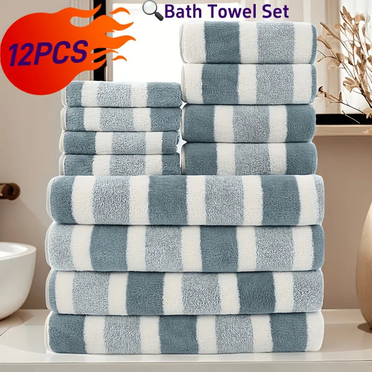 8-Piece Soft Absorbent Towel Set