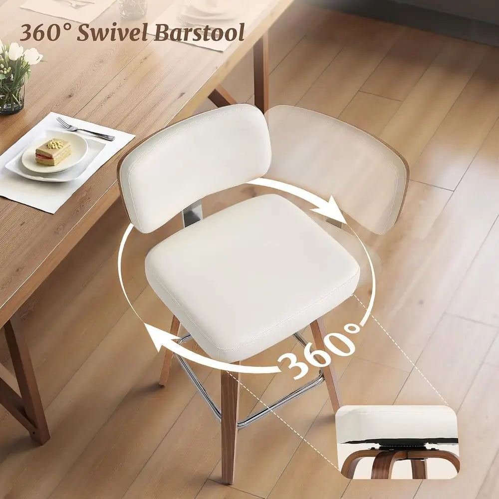 Set of 3 Upholstered Barstools