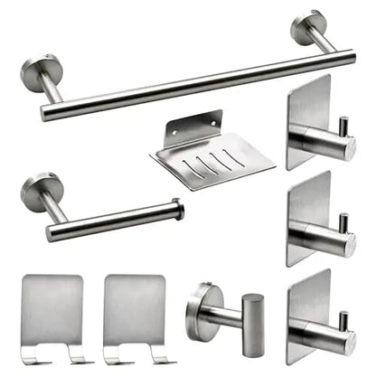 7Pcs Bathroom Towel Rack