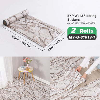 2 Rolls Self-Adhesive Wall and Floor Sticker
