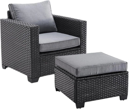 Outdoor Furniture with Ottoman