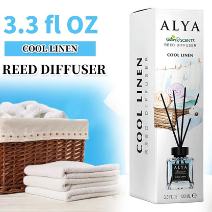 Reed Diffuser Set with 14 Scents & 4 Incense Sticks