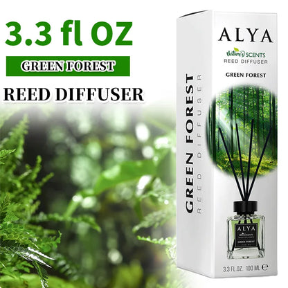 Reed Diffuser Set with 14 Scents & 4 Incense Sticks