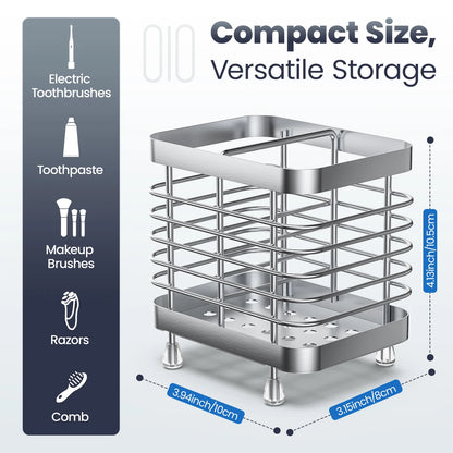 Stainless Steel Wall Mounted  Toothbrush  Holder