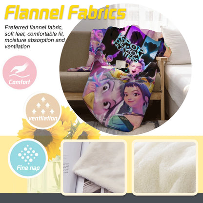 Saja Boys KPop Demon Hunters Blanket