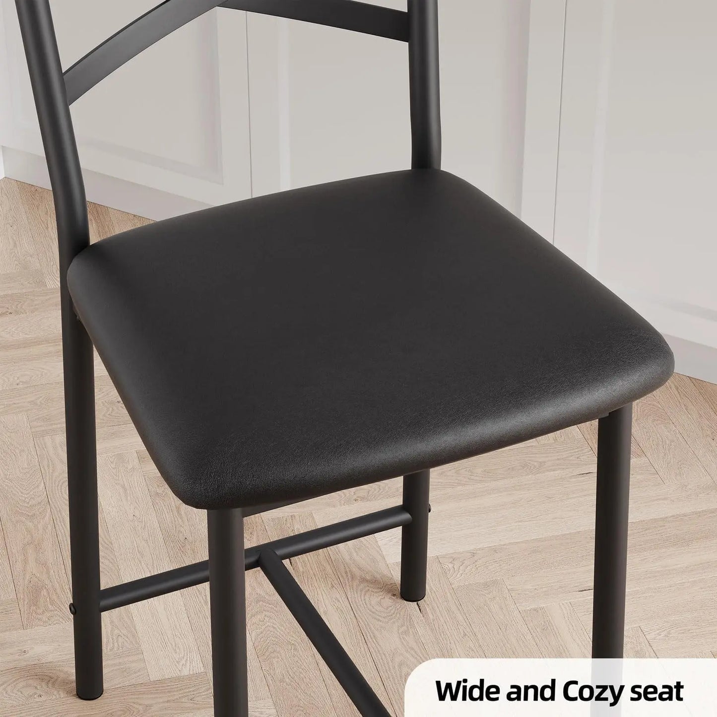 Black Bar Stools Set of 4