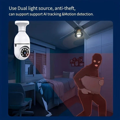 Light Bulb Security Cameras Outdoor Wireless