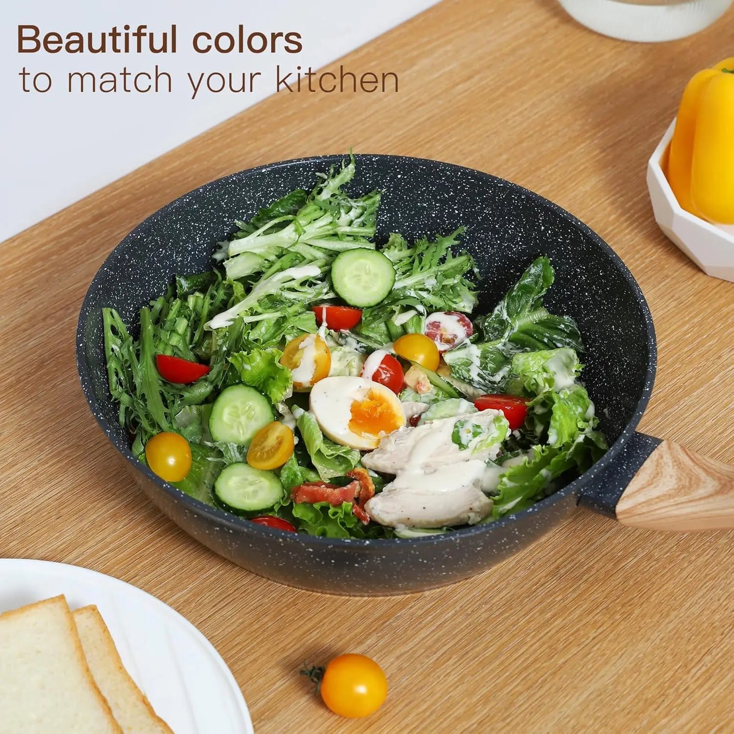 15-Piece Non-Stick Ceramic Cookware Set