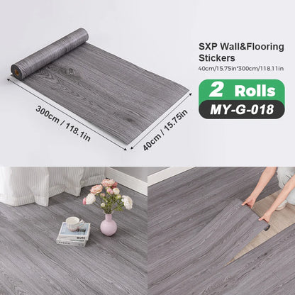 2 Rolls Self-Adhesive Wall and Floor Sticker