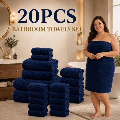 20pcs Bathroom Towel Set
