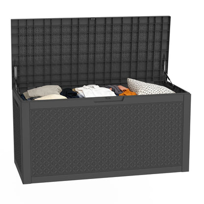 100 Gallon Resin Deck Box, Lockable