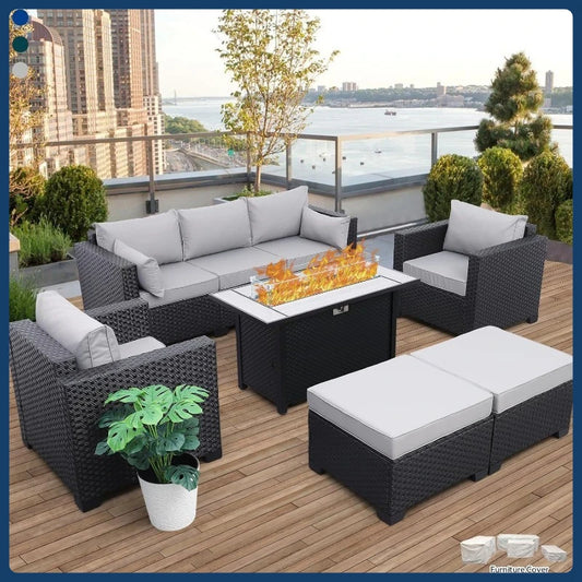 Light Grey 6-Piece Patio Set