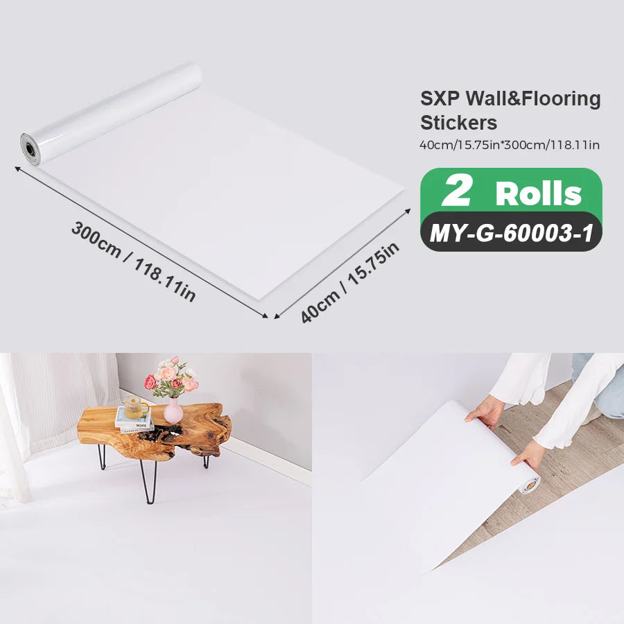 2 Rolls Self-Adhesive Wall and Floor Sticker