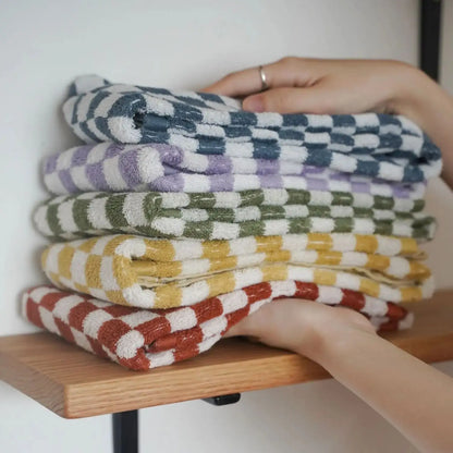 Fashion Striped Cotton Bath and Face Towel